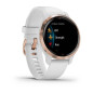 Garmin Venu2S Rose Gold/White Band