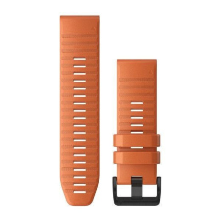 Řemínek Garmin QuickFit 26, silikonový Ember Orange, černá přezka