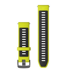 Řemínek Forerunner® (22 mm), silikonový Amp Yellow/Black, přezka Slate