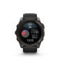 Garmin fēnix® 8 – 51 mm, AMOLED, Sapphire, Carbon grey DLC s Black/Grey silikonovým řemínkem