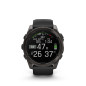 Garmin fēnix® 8 – 51 mm, AMOLED, Sapphire, Carbon grey DLC s Black/Grey silikonovým řemínkem