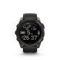 Garmin fēnix® 8 – 51 mm, AMOLED, Sapphire, Carbon grey DLC s Black/Grey silikonovým řemínkem