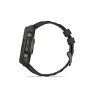 Garmin fēnix® 8 – 51 mm, AMOLED, Sapphire, Carbon grey DLC s Black/Grey silikonovým řemínkem