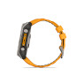 Garmin fēnix® 8 – 51 mm, AMOLED, Sapphire, Titanium s Orange/Graphite silikonovým řemínkem