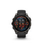 Garmin fēnix® 8 – 47 mm, AMOLED, Sapphire, Carbon grey DLC s Black/Grey silikonovým řemínkem