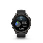 Garmin fēnix® 8 – 47 mm, AMOLED, Sapphire, Carbon grey DLC s Black/Grey silikonovým řemínkem