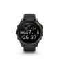 Garmin fēnix® 8 – 47 mm, AMOLED, Sapphire, Carbon grey DLC s Black/Grey silikonovým řemínkem