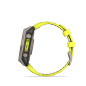 Garmin fēnix® 8 – 47 mm, Solar, Sapphire Titanium s Yellow/Graphite silikonovým řemínkem