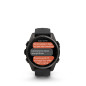 Garmin fēnix® 8 – 43 mm, AMOLED, Sapphire, Carbon grey DLC titanium, Black / Pebble grey se silikonovým řemínkem