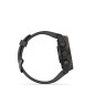 Garmin fēnix® 8 – 43 mm, AMOLED, Sapphire, Carbon grey DLC titanium, Black / Pebble grey se silikonovým řemínkem