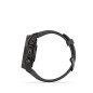 Garmin fēnix® 8 – 43 mm, AMOLED, Sapphire, Carbon grey DLC titanium, Black / Pebble grey se silikonovým řemínkem