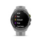 Garmin Approach S70 - 42mm, Keramická luneta Black/Amp Yellow, silikonový řemínek Powder Grey